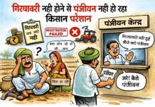 झकनावदा क्षेत्र में आधा-अधूरा पड़ा है गिरदावरी का काम, गेहूं के लिए पंजीयन नहीं होने से किसान परेशान